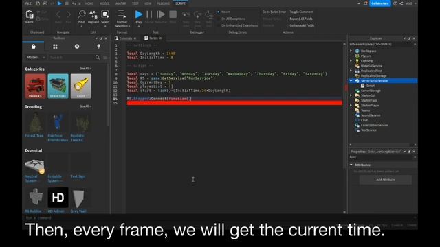 Day & Night Cycle - Roblox Studio Tutorial (+ week cycle) смотреть онлайн