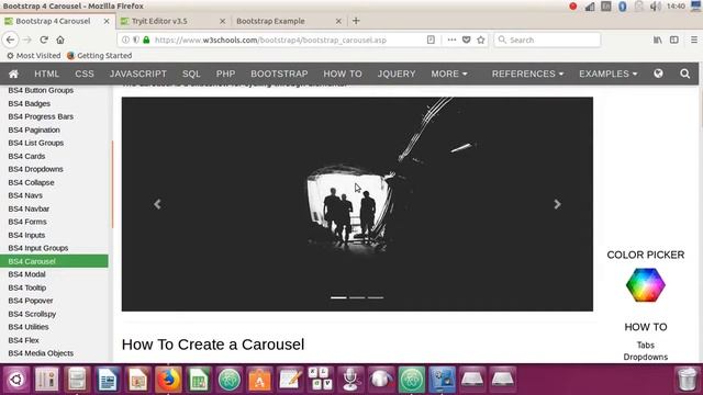 3.3 - Insert Bootstrap Navbar & Carousel смотреть онлайн
