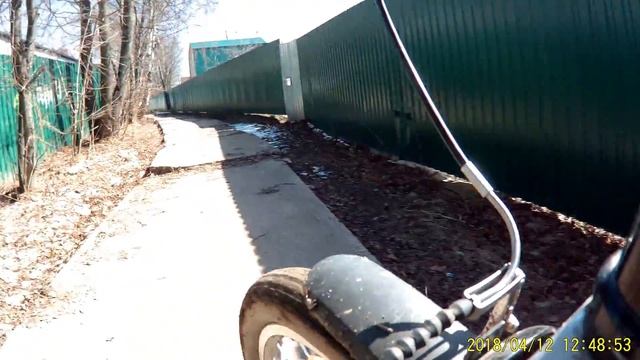 Велопоездка Москва - Владимир. Часть 6. Терпигорьево - Болтино - Пироговский (22-29,6 км) смотреть онлайн