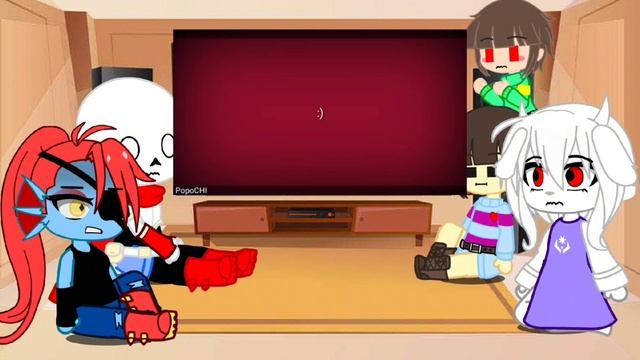 undertale react to horrortale [RUS_ENG] смотреть онлайн