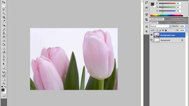 Эффект недорисованной картины в Photoshop смотреть онлайн