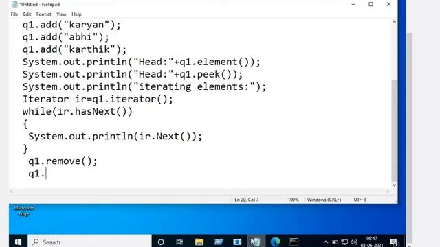 PriorityQueue class in java collection || java collection framework in telugu смотреть онлайн