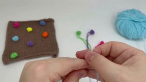 САМЫЙ БЫСТРЫЙ И КРАСИВЫЙ СПОСОБ ВЯЗАТЬ СПИЦАМИ ШИШЕЧКИ!!!?