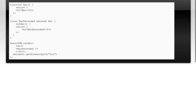 How to write an ES6 class React Component that extends a functional component? смотреть онлайн