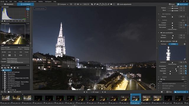 How To Develop An HDR Bracketing With DxO PhotoLab