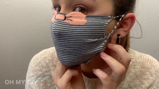 3 SOCK MASKS | Easy Face Mask from Socks! NO Sew! DIY Cloth Mask with Socks | Tutorial смотреть онлайн