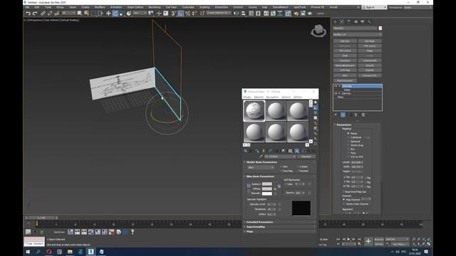 Как закинуть референс или блюпринт в 3dsmax. Создание виртуальной студии в 3dsmax