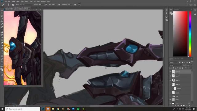 World of Warcraft Warrior Blood Elf speedpaint (part 2) смотреть онлайн