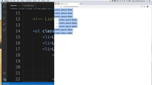 Bootstrap Tutorial 4 - List - Bootstrap tutorial for beginners смотреть онлайн