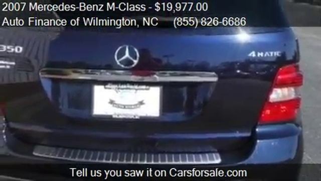 2007 Mercedes-Benz M-Class 3.5L for sale in Wilmington, NC 2 смотреть онлайн