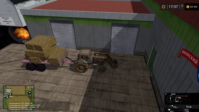 Farming Simulator 15 - Продали тюки (хардкор) #5 смотреть онлайн