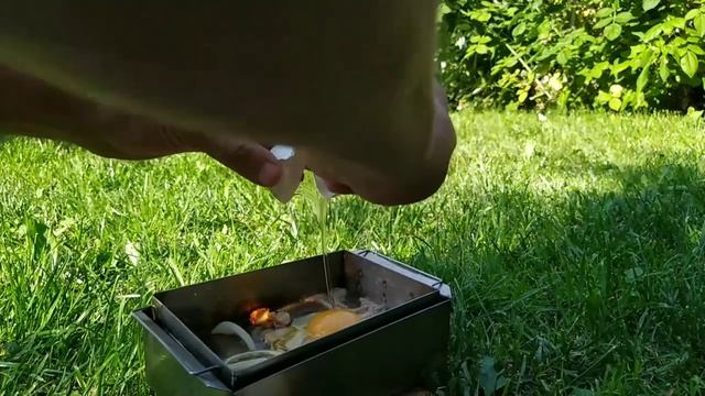 Как пожарить яичницу . Пикник. смотреть онлайн