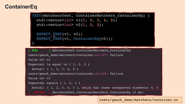 Google Test and Mock Platform - Part 2: GMock Matchers смотреть онлайн