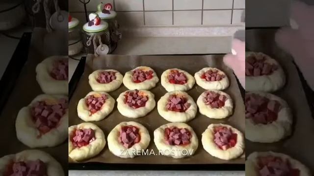 Приготовление мини пиццы смотреть онлайн