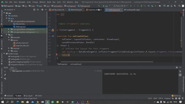 Add a fragment with data binding смотреть онлайн