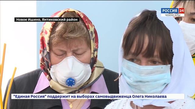 В деревне Новое Ишино за два года возвели храм в честь Святого Георгия Победоносца смотреть онлайн