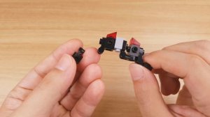 How to build LEGO brick mini mammoth (elephant) transformer mech - EL Kaiser