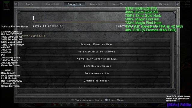 Barbarian Find Item Horker Build [Diablo 2 Resurrected] [Nintendo Switch] смотреть онлайн