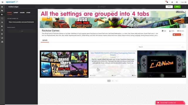 How to add YouTube video module to Opencart in 2 minutes (2021) смотреть онлайн