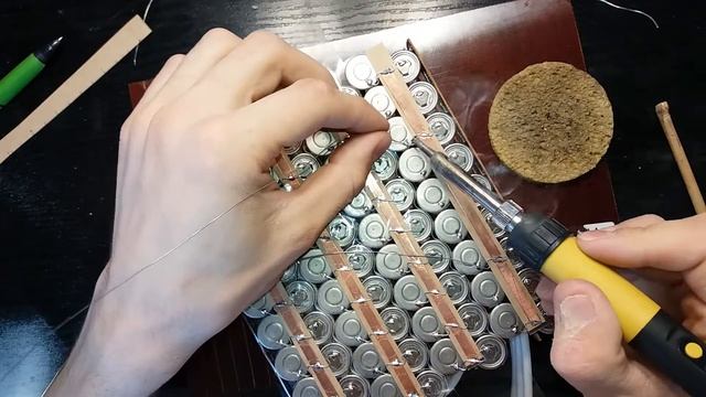 Аккумуляторная батарея. Пайка усиков смотреть онлайн