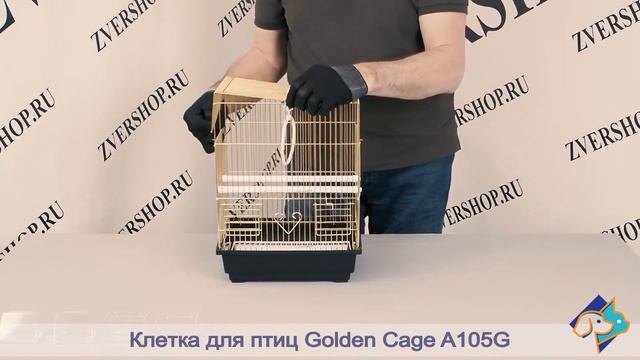 Клетка Golden cage для птиц A105G смотреть онлайн