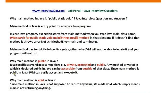Java Main Method Public Static Void смотреть онлайн
