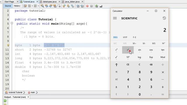 java datatype calculation смотреть онлайн