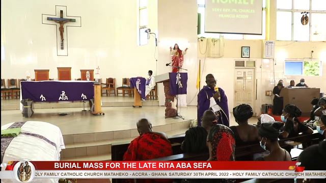 BURIAL MASS FOR THE LATE RITA ABA SEFA смотреть онлайн