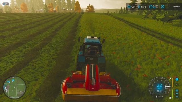 Farming Simulator 22: Ничейная земля #2 ● Заготовка травы смотреть онлайн