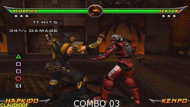 Mortal Kombat Armageddon - SCORPION (COMBO INFINITO) PS2 смотреть онлайн