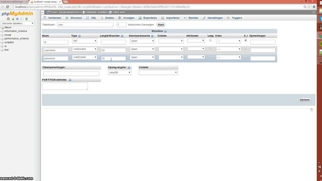 Toturial PHP - Mijn eerste login script - 4 - De database opzetten en gegevens ophalen Deel 1 смотреть онлайн