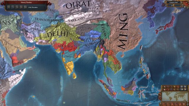 EU4 AI Timelapse 1.34.2 No. 11 (22 september 2022) смотреть онлайн