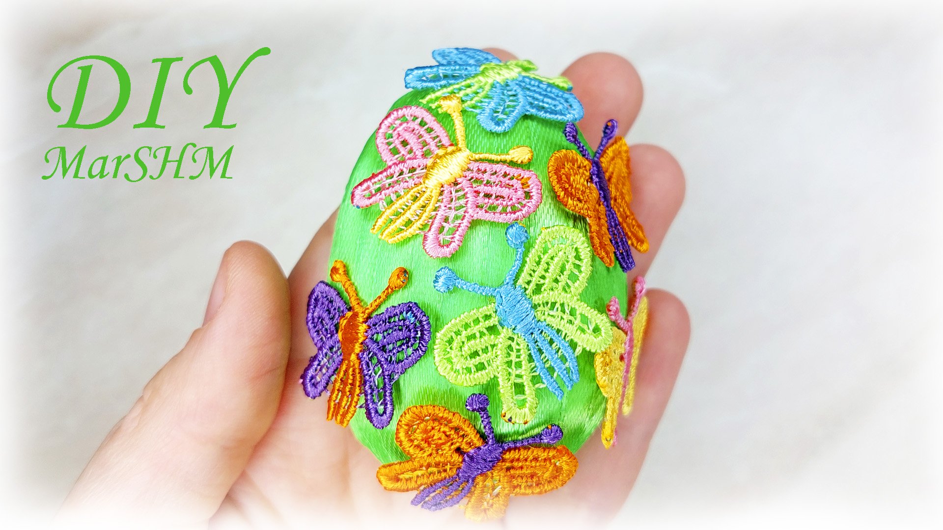 Красота из подручных материалов! Декоративные Пасхальные яйца своими руками канзаши мк смотреть онлайн