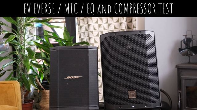 EV Everse 8 vs Bose s1 - Mic and Guitar Test смотреть онлайн