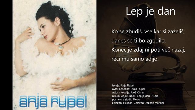 Lep je dan - Anja Rupel смотреть онлайн