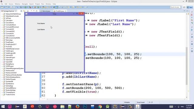 #6 Java Swing Tutorial in Pashto | JTextField смотреть онлайн