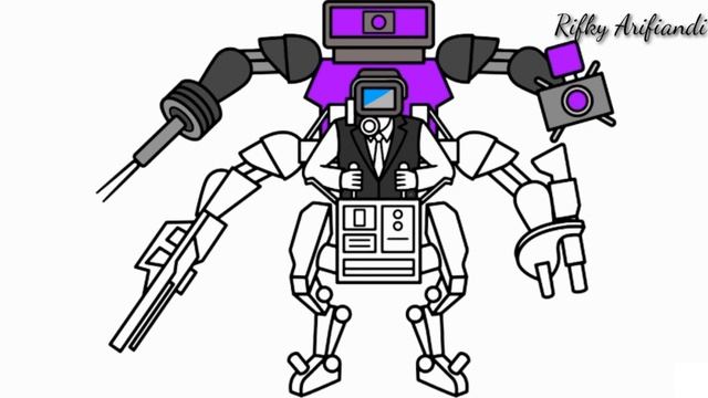 HOW TO COLOR CAMERAMAN MECH | Skibidi Toilet - Easy Step by Step Coloring смотреть онлайн