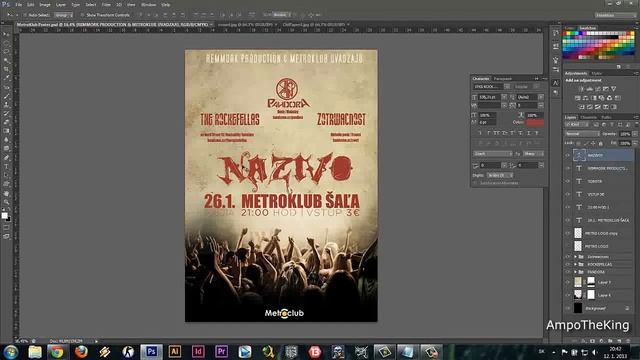 Poster Design | SPEED ART | Photoshop CS6 Tutorial