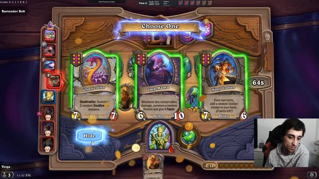 Road to 8k mmr (Part 7) | Hearthstone Battlegrounds смотреть онлайн