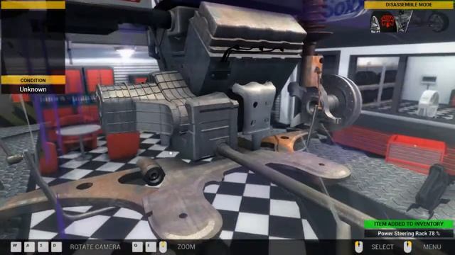 How To Replace A Steering  In  Ford Mustang  With Car Mechanic   Simulator 2014