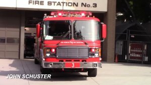 Fire Trucks Responding Compilation: Los Angeles Fire Dept. Collection Volume I [LAFD]