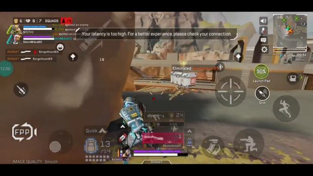 AGGRESSIVE GAMEPLAY APEX LEGENDS MOBILE 😳😳😳 смотреть онлайн