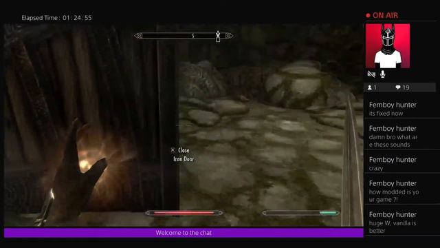 Playing Skyrim Play-through Part 1￼| Come chat смотреть онлайн