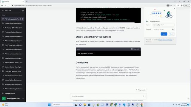 Converting a PDF to a series of images with Python смотреть онлайн