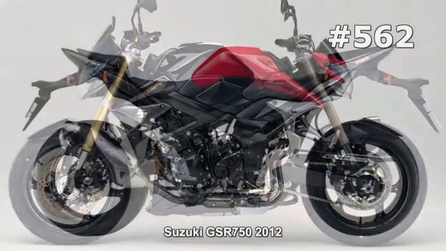 #562. Крутой мотоцикл Suzuki GSR750 2012