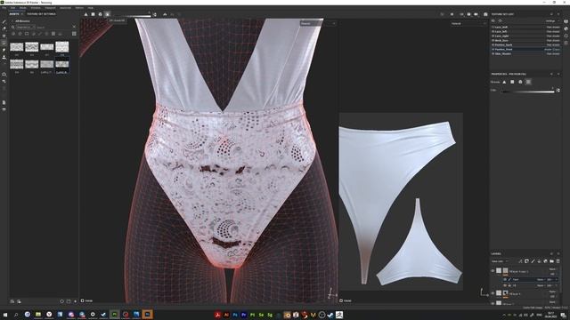 ▫️ #SecondLife ▫️ Making Lace in Substance Painter ▫️ [ENG/RU SUB] смотреть онлайн