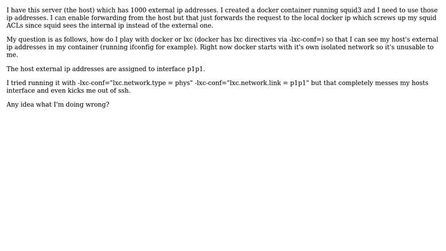 DevOps & SysAdmins: docker/lxc bridged networking смотреть онлайн