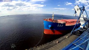 Порт Усть-Луга.Швартовка судна.