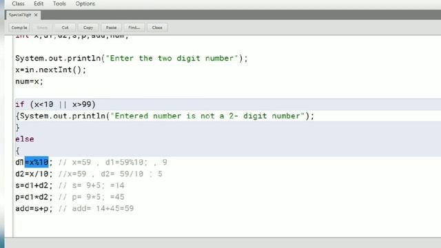 Program : Special two digit number in Java смотреть онлайн