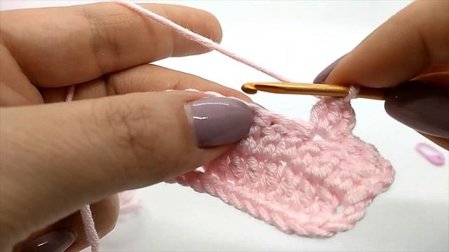 Обвязка изделий крючком пышными столбиками - урок №3 смотреть онлайн